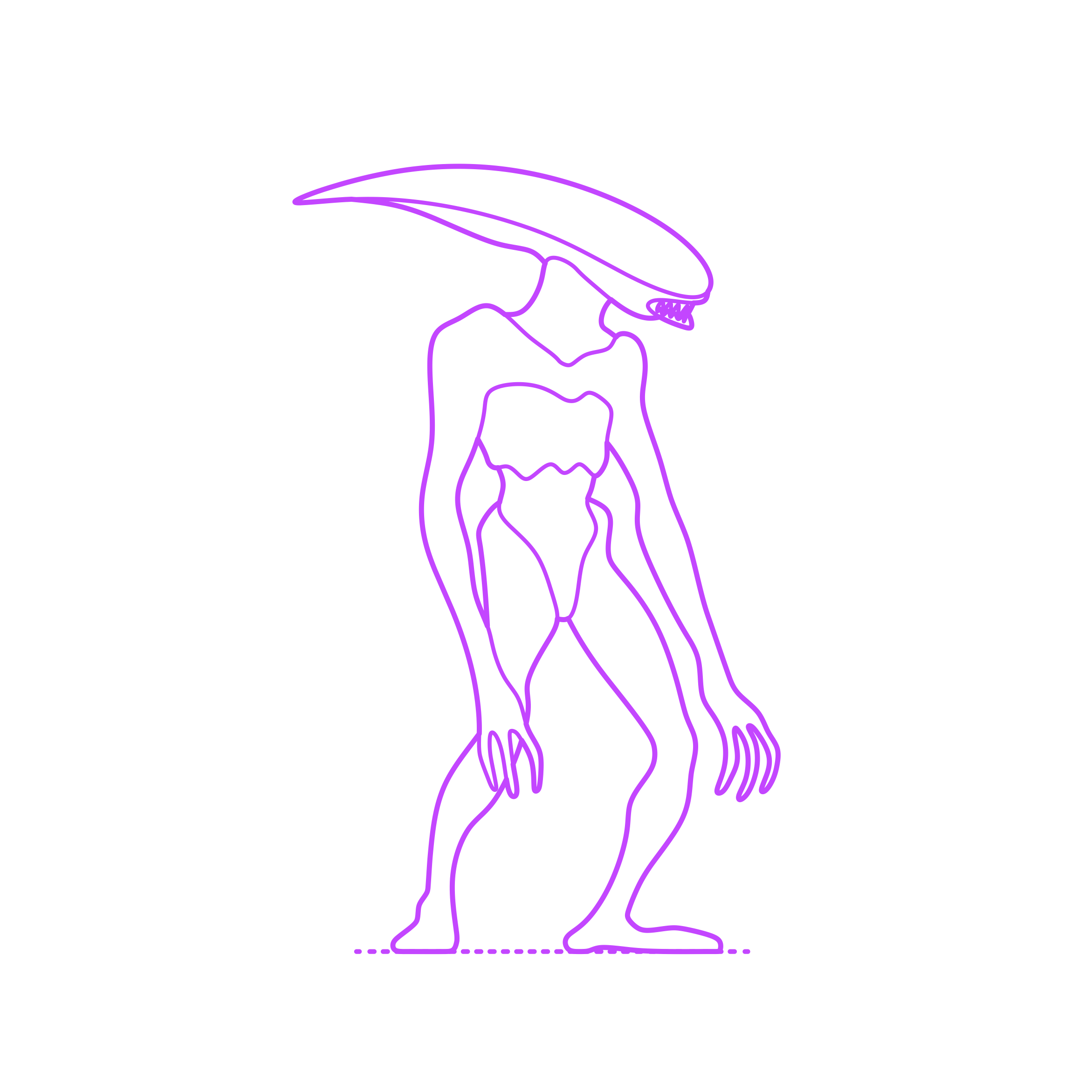 Pop Culture Alien Deacons Contour Svg Vector Free Vectors